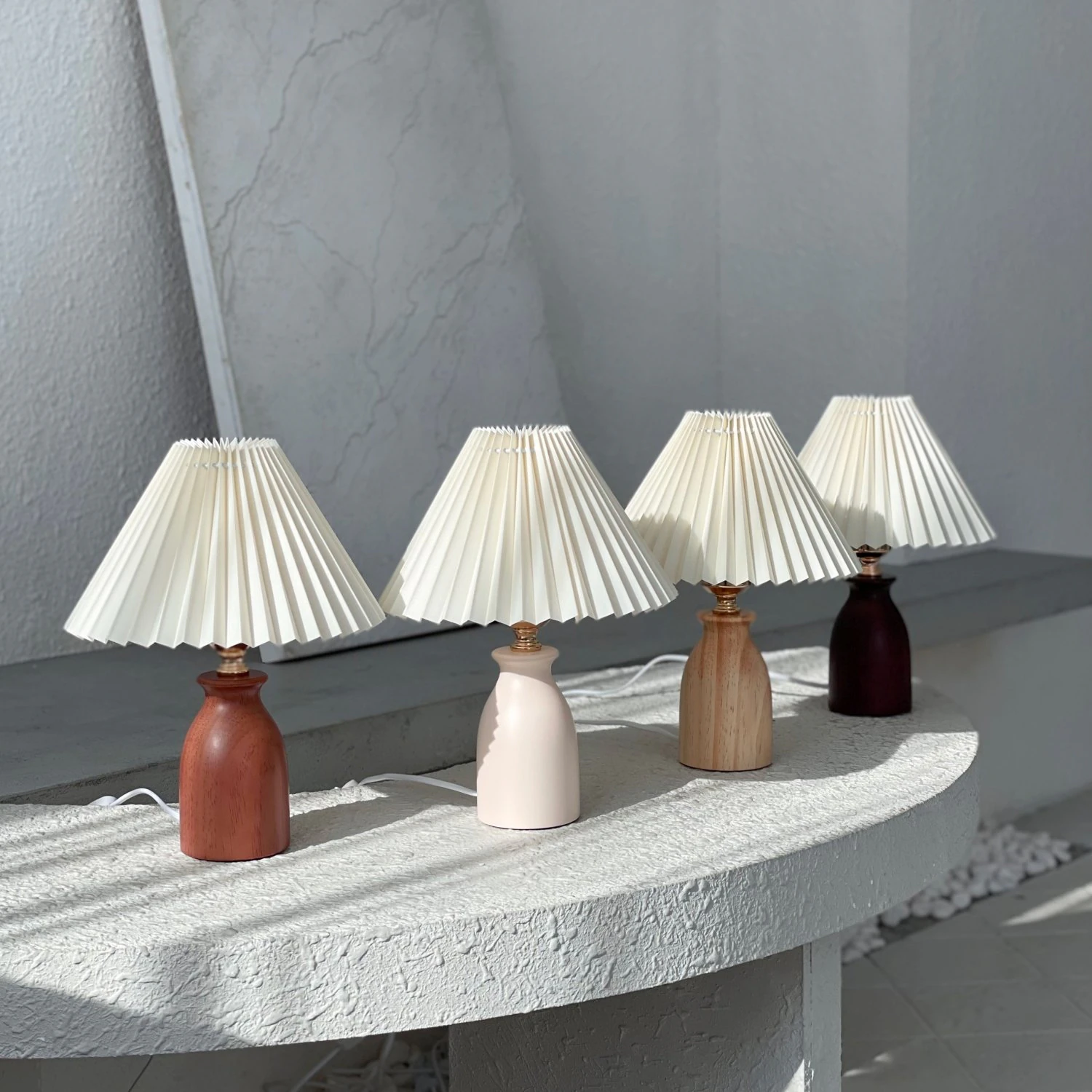 Cozy Wood Pleated Stage Stand 3D Model .c4d .max .obj .3ds .fbx .stl .blend 