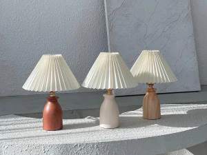 Cozy Wood Pleated Stage Stand 3D Model