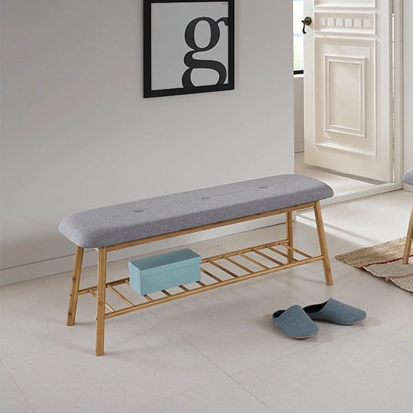 Fabric modern bench stool 3D Model .c4d .max .obj .3ds .fbx .stl .blend 