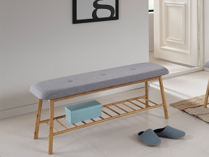 Fabric modern bench stool 3D Models