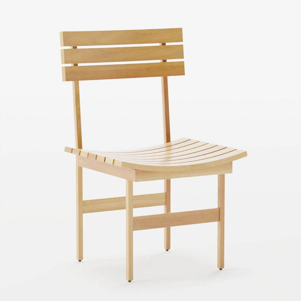 Vitra Standard Chair 3D Model .c4d .max .obj .3ds .fbx .stl .blend 
