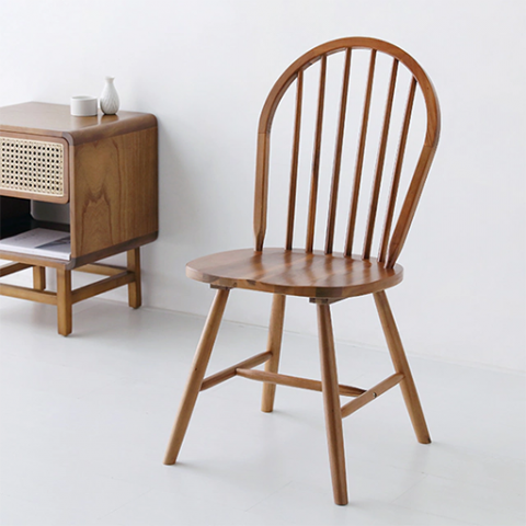 ANDRA wooden chair Acacia Natural 3D Model .c4d .max .obj .3ds .fbx .stl .blend 