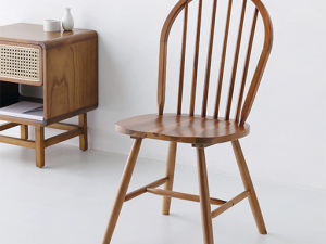 ANDRA wooden chair Acacia Natural 3D Models