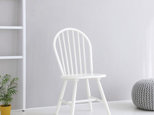 ANDRA wooden chair Acacia Natural 3D Model