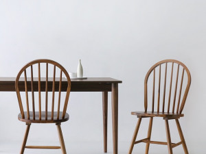 ANDRA wooden chair Acacia Natural 3D Model