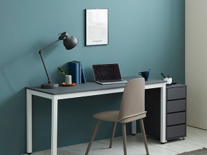 Iron movable 4-tier chest of drawers Modello 3D