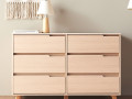 New Harbor Wide 3 Tier Chest of drawers
