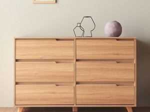 New Harbor Wide 3 Tier Chest of drawers 3D 模型