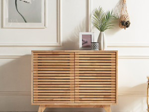 Tuscan real wood gallery cabinet 3D Model