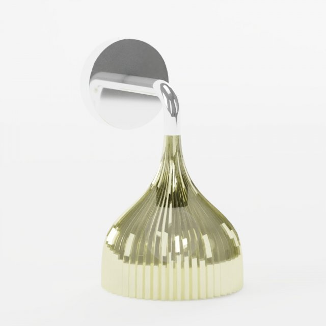 Kartell E Wall Lamp 3D Model .c4d .max .obj .3ds .fbx .stl .blend 