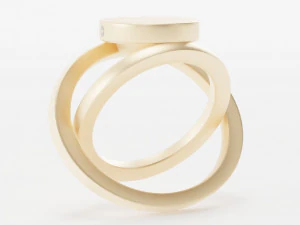 LEDデルア20Wゴールド 3Dモデル