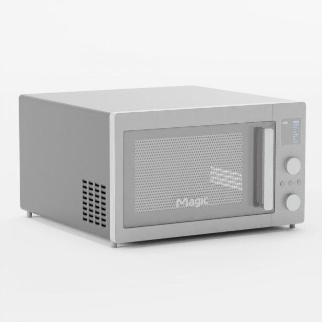 Microwave GOLDSUN CK1103 3D Model .c4d .max .obj .3ds .fbx .stl .blend 