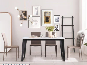 Arnold witte porseleinen Tong keramische eettafelset voor 4 personen 3D Model