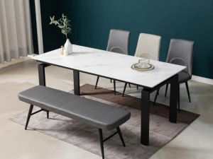 Mesa de jantar de cer&acirc;mica Luce 6 lugares 12T Modelo 3D