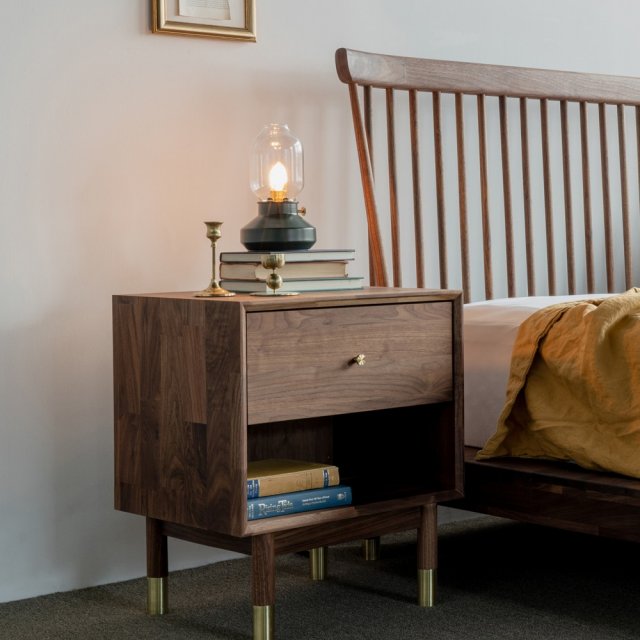 Table Solid Wood Bed Mini Chest 3D Модель .c4d .max .obj .3ds .fbx .stl .blend 