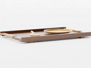 Conjunto de bandejas Modelo 3D