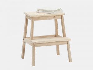 Pure Wood Step Stool Modello 3D