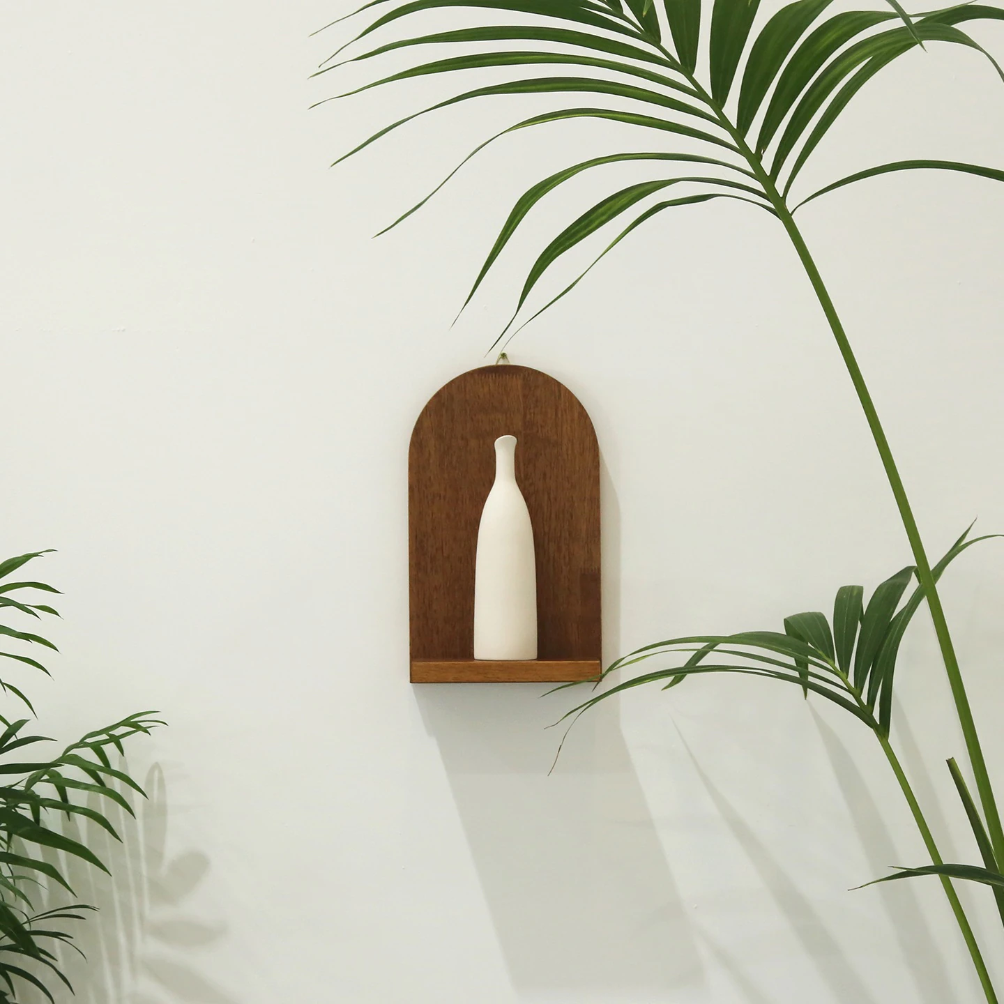 DIY Brick A Type Arched Wood Wall Shelf 3D Model .c4d .max .obj .3ds .fbx .stl .blend 