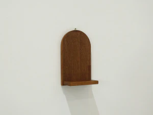 DIY Brick A Type Arched Wood Wall Shelf 3D Model