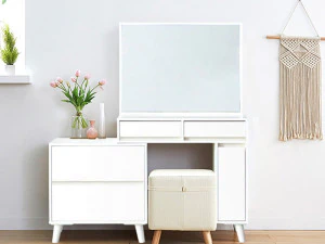 Amy Extension Extendable Dressing Table 3D Model