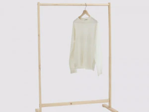 Cabide Moderno em Madeira Maci&ccedil;a 800 Modelo 3D