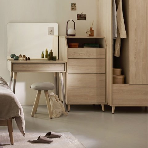 Miel 5 tier 600 width chest of drawers 3D 모델 .c4d .max .obj .3ds .fbx .stl .blend 