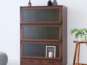 MIRANS 3-door 2-drawer cabinet CHM140100 Model 3D