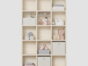 Sam Bookshelf 5 Tier 120cm DIY 3D Model