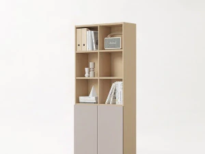 Tio lattice bookshelf storage type 5 steps 3D Model