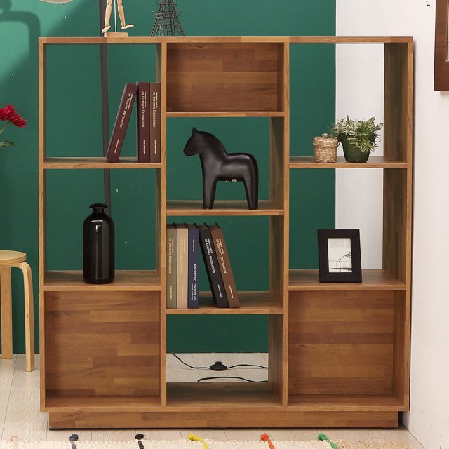 3 tier front open partition bookcase Modello 3D .c4d .max .obj .3ds .fbx .stl .blend 