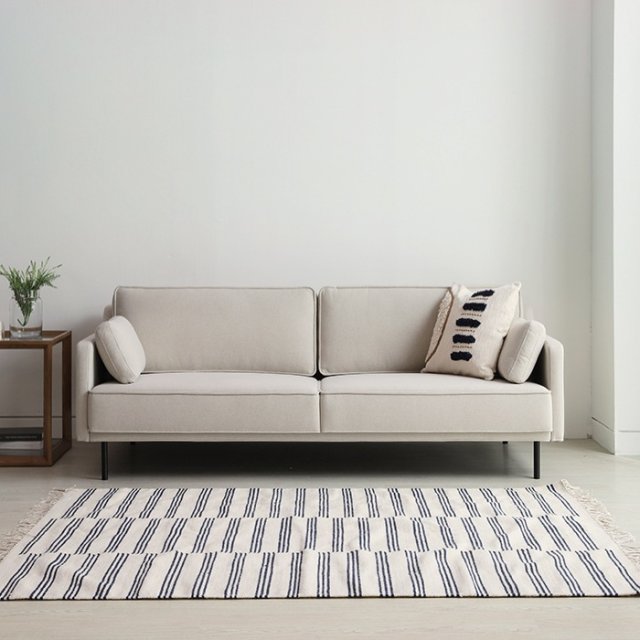 Vibe 3 Seater EasyClean Fabric Sofa 3D 모델 .c4d .max .obj .3ds .fbx .stl .blend 