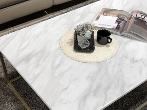 Amelie Marble Marble Gold Sofa Table Modelo 3D
