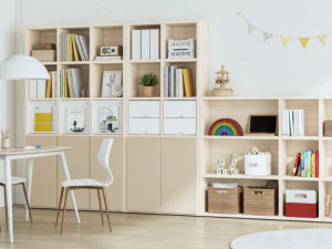 Sam Bookcase 3 tier 160cm 3D Model