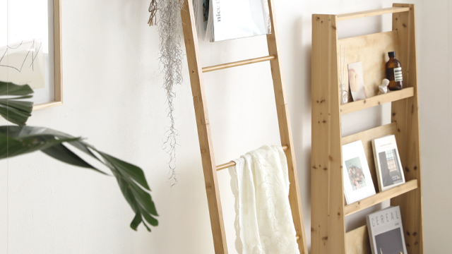 MORINOKI Bamboo Hanger Rack 3Dモデル .c4d .max .obj .3ds .fbx .stl .blend 