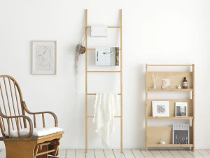 MORINOKI Bamboo Hanger Rack 3D Model