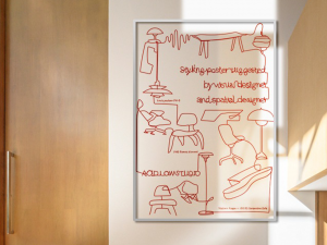 Yüzyıl Ortası İç Mekan Mobilyaları 3D Model