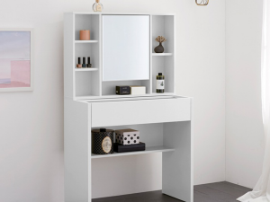 Emily 600 multi storage mini vanity table 3D मॉडल