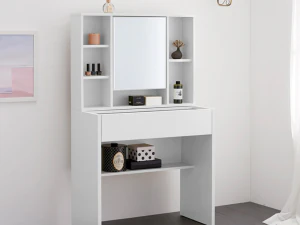 Emily 600 Mini-Schminktisch mit mehreren Staur&auml;umen 3D Modell