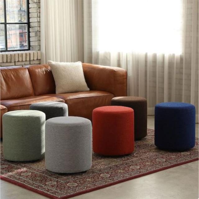 Pom Pom Fabric Round Stool 3D 模型 .c4d .max .obj .3ds .fbx .stl .blend 