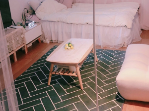 Wooden Seat Sofa Table Modèle 3D
