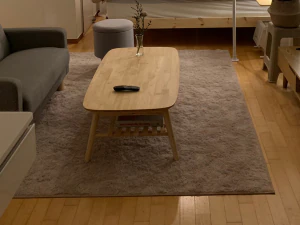 Wooden Seat Sofa Table 3D Model