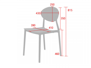 Clover chair Model 3D