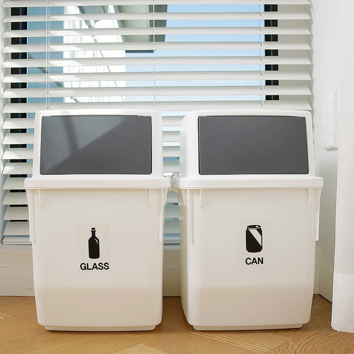 White Separation Bin 35L 3D Model .c4d .max .obj .3ds .fbx .stl .blend 