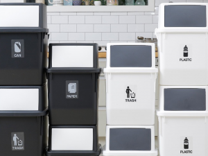 White Separation Bin 35L Modello 3D