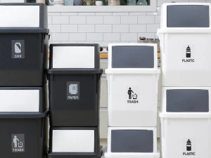 White Separation Bin 35L 3D Model