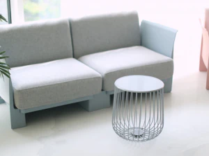 CL round living room table sofa table 400 3D Model