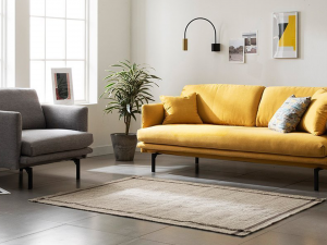 Style Clean Washable XF Fabric Sofa 3D Модель