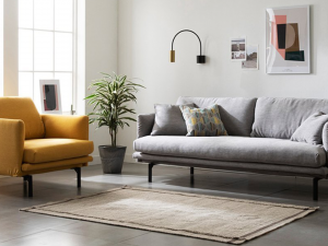 Style Clean Washable XF Fabric Sofa 3D Модель
