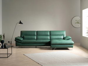 Cotton Leather Cowhide Sofa 3D Model