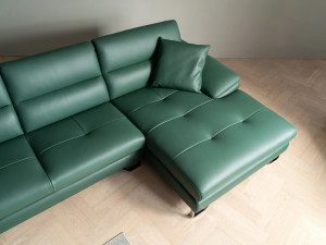 Cotton Leather Cowhide Sofa 3D Model